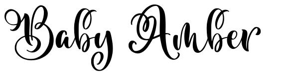 Baby Amber font