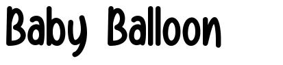 Baby Balloon fonte