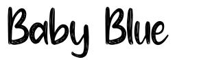 Baby Blue font