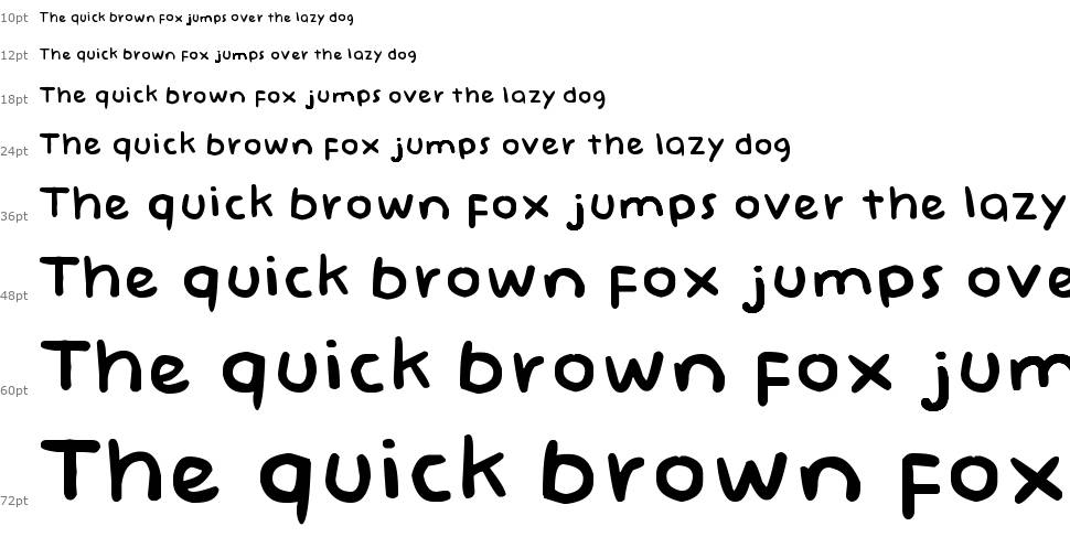 Baby Doll font Waterfall