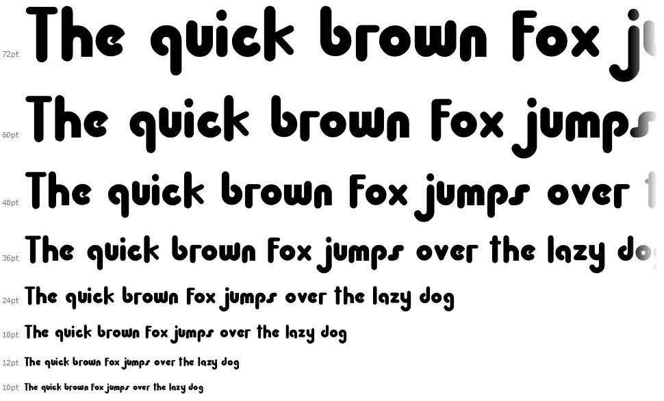 Baby Dollarfont waterfall