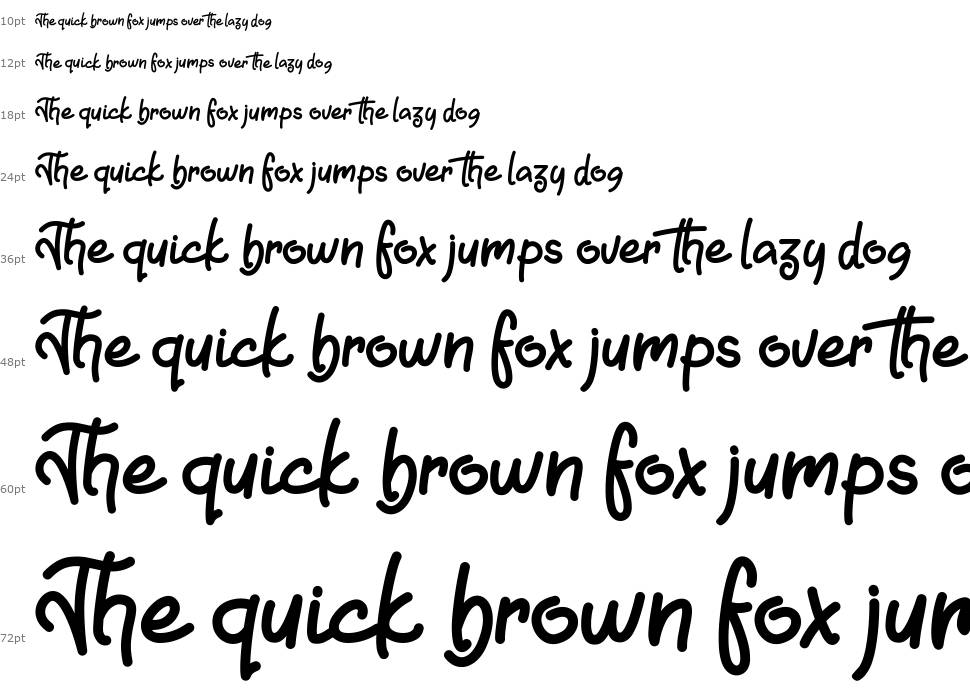 Baby Gumbout font Waterfall