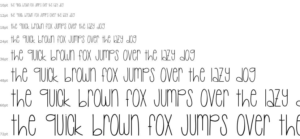 Baby Lexi font Waterfall