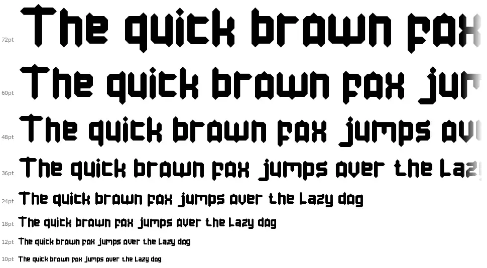 Baby Metalfont waterfall