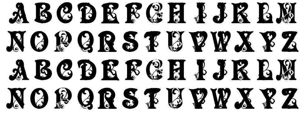 Baby Pirate font specimens