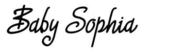 Baby Sophia 字形