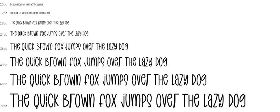 Baby Style font Waterfall