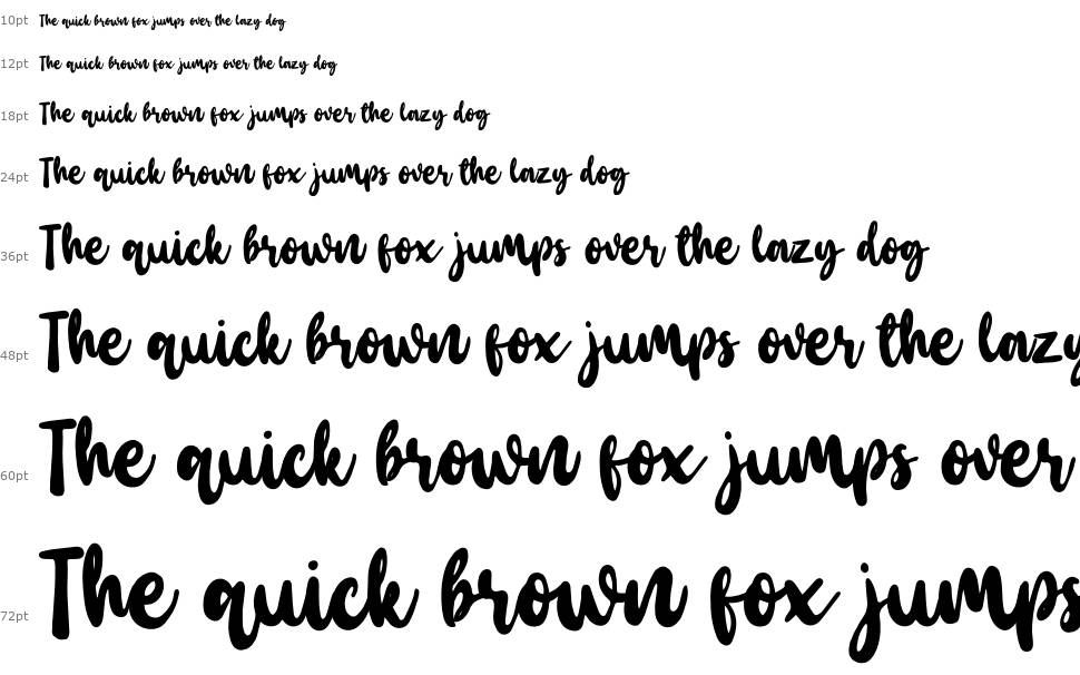 Baby Wildy font Waterfall