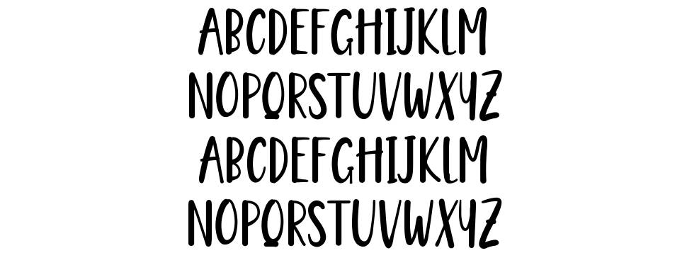 Babybird font Örnekler