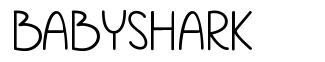 Babyshark font