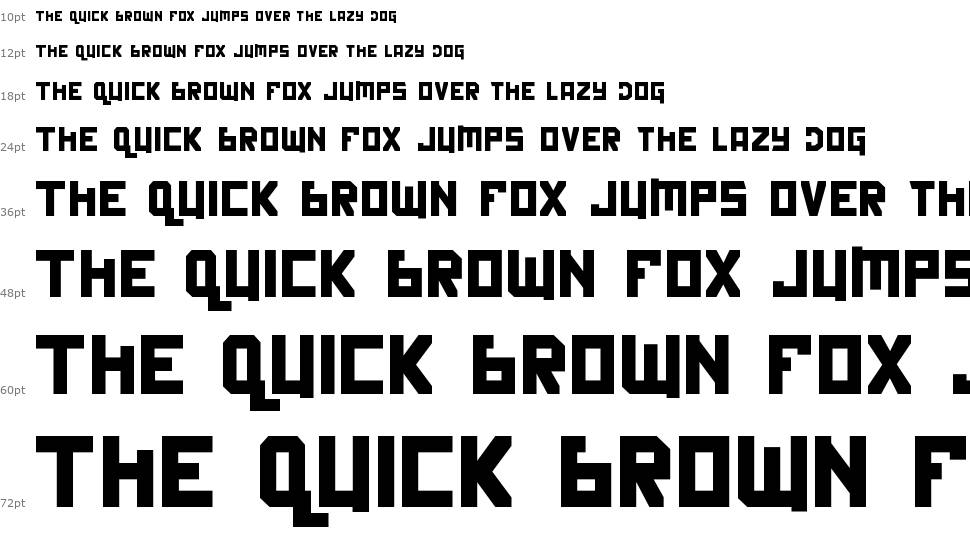 Back In The USSR DL font Waterfall