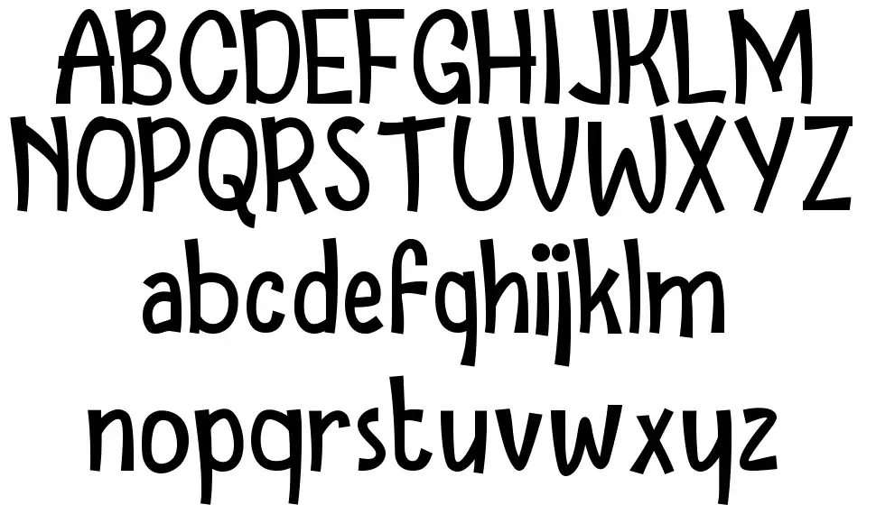 Backpackerfont specimens