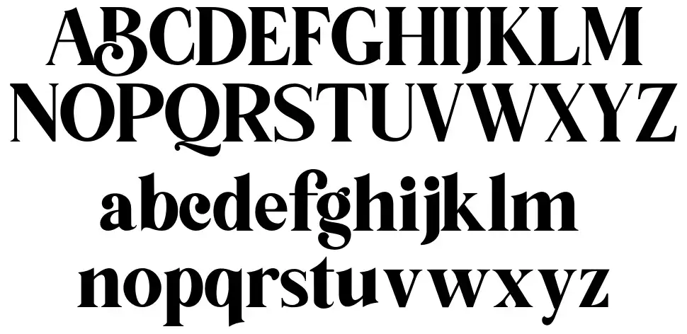 Backslash font specimens