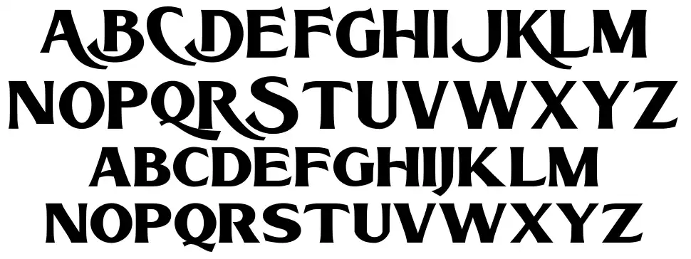 Bacode font specimens