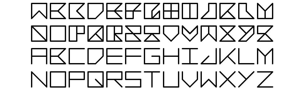 Bacotu 字形 标本