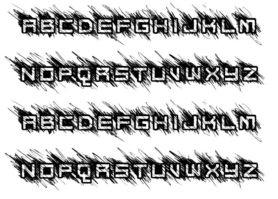 Bad Behaviour font specimens