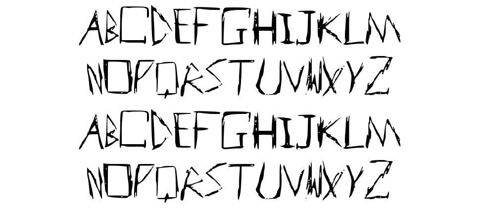 Bad Handwriter font specimens