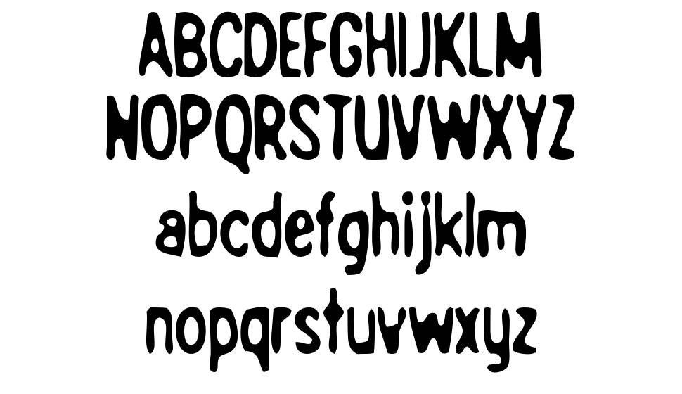 Bad Quality font specimens