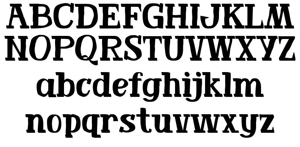 Badgeworthy font specimens