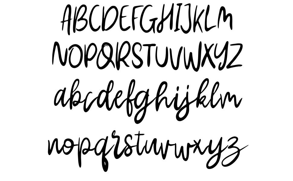 Badhie Dope font Örnekler