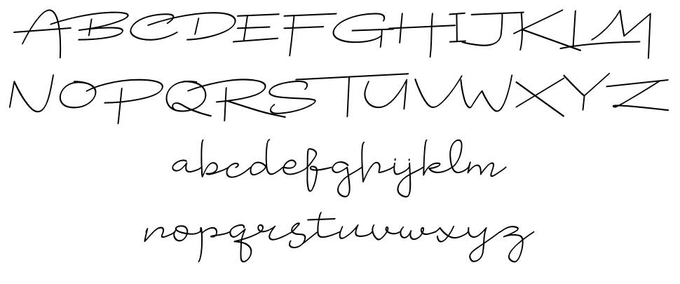 Badrudin Script font specimens