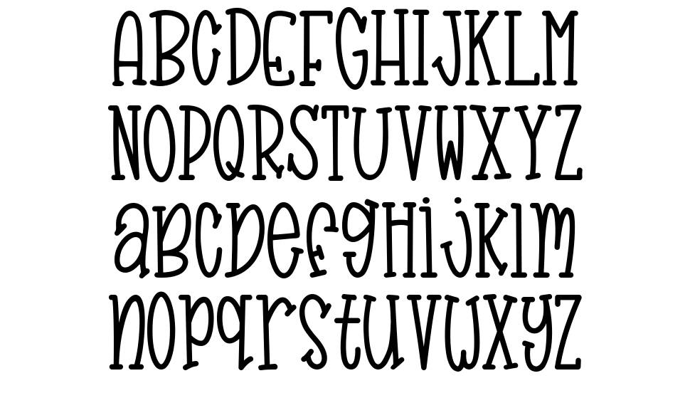 Badumsquish font Örnekler