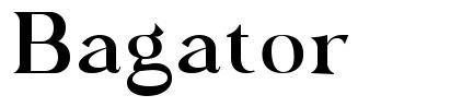 Bagator font