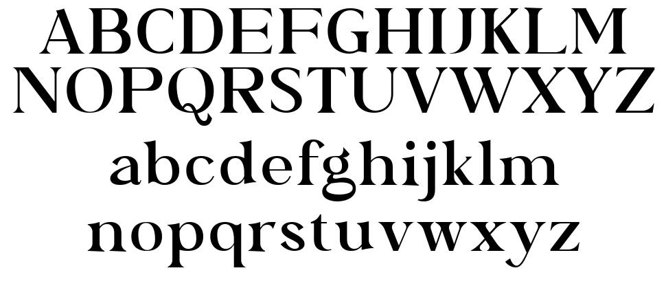 Bagator font specimens