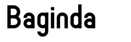 Baginda 字形