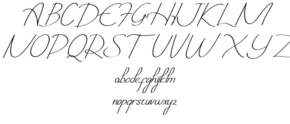 Bagnolhet font specimens