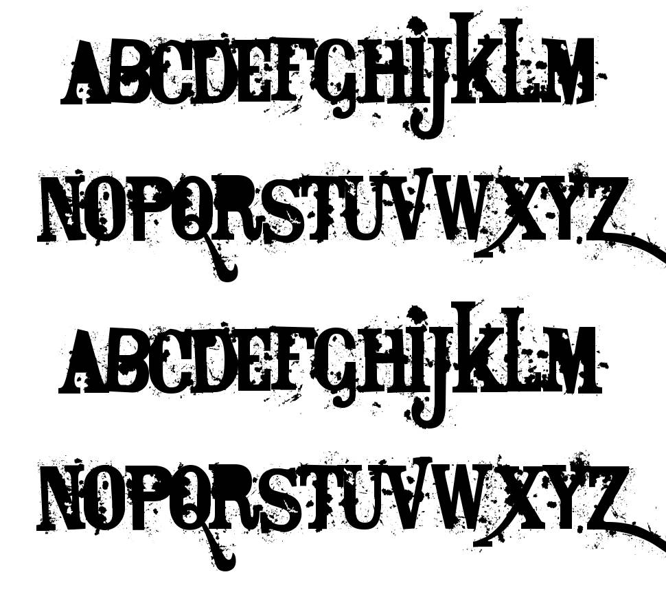 Bagpack 字形 标本