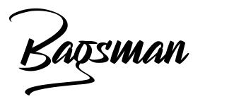 Bagsman 字形
