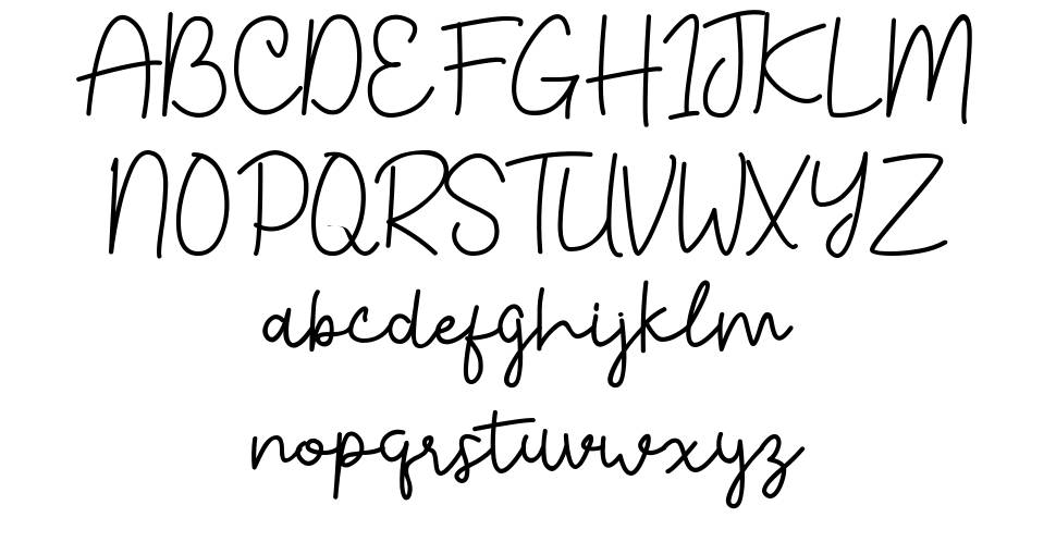Bahary font Örnekler