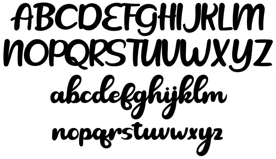 Bahira font specimens