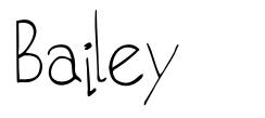 Bailey font