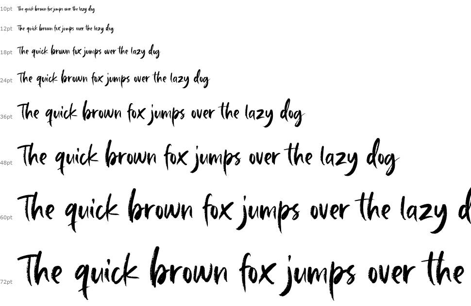 Baille Simpson font Waterfall