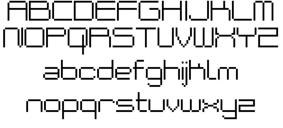Bakeneko font Örnekler