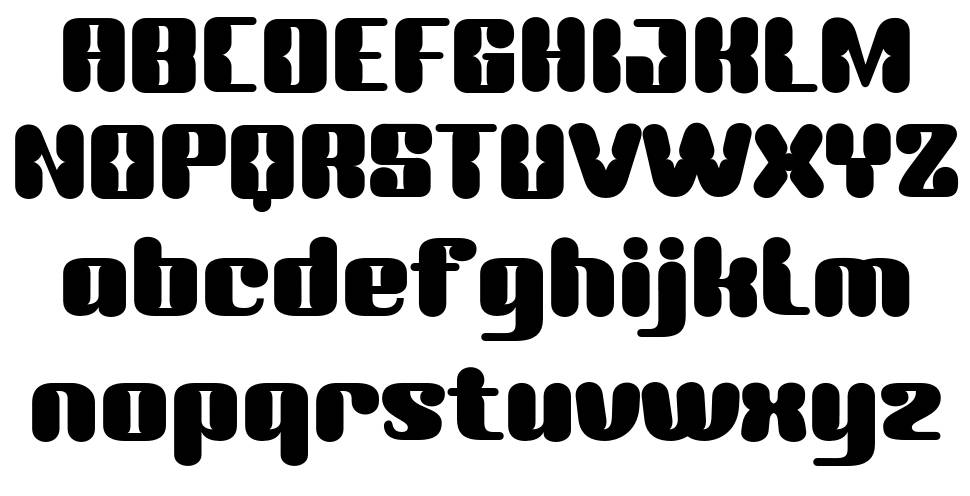 Bakoh font Örnekler