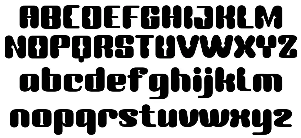 Bakoh font specimens