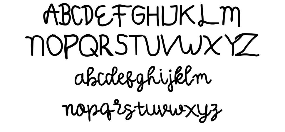 Balada font Örnekler