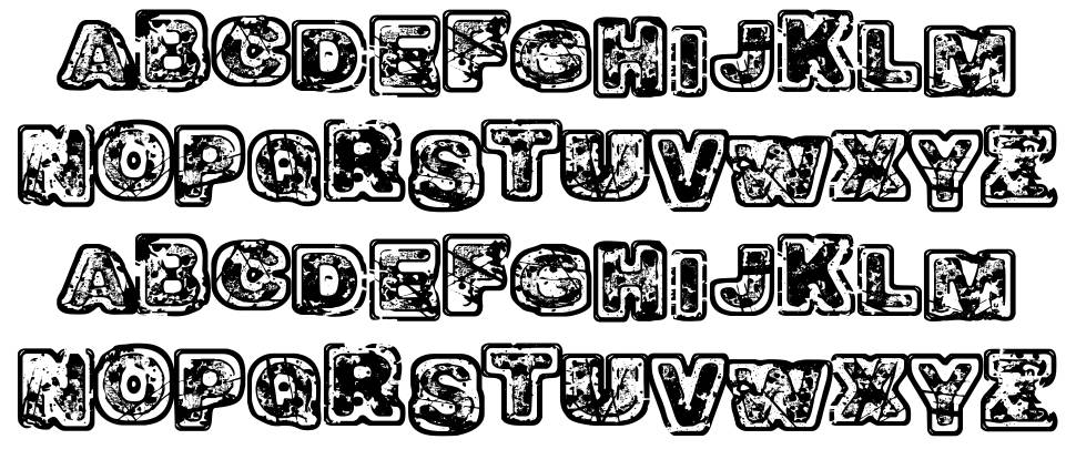 Balagan font specimens