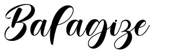 Balagize font