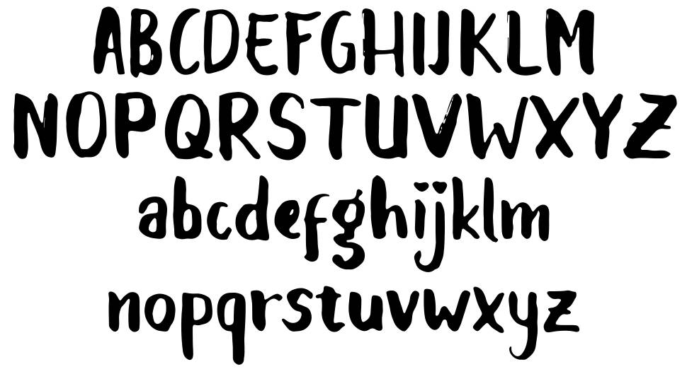Balalak font Örnekler