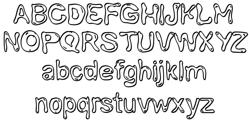 Balghina font specimens