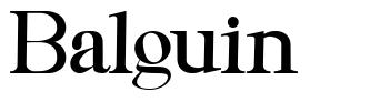 Balguin шрифт