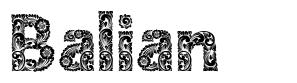 Balian font