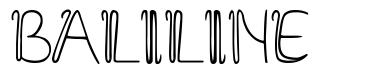 Baliline шрифт