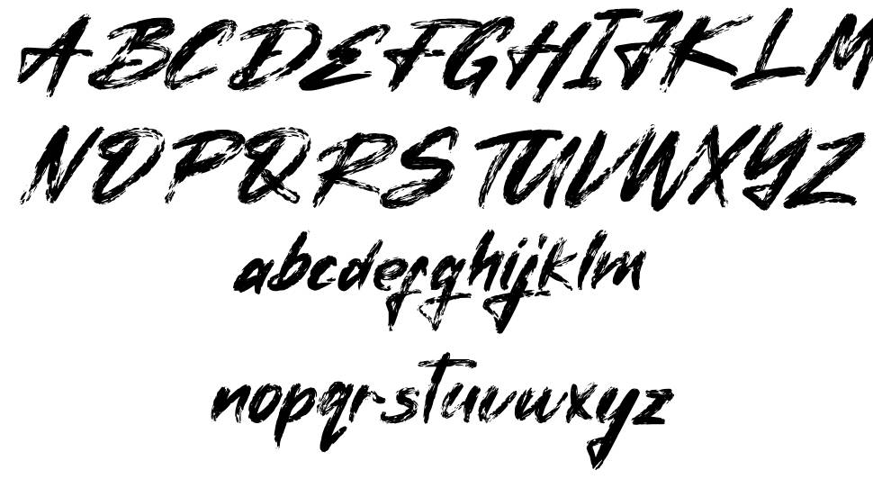 Balinysh font specimens