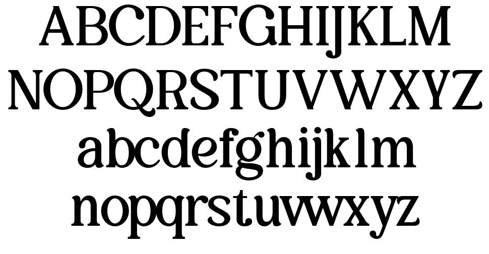 Balivia font specimens