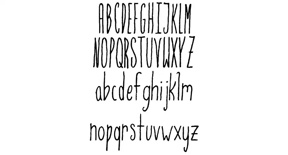 Ballad of a Thin Manfont specimens